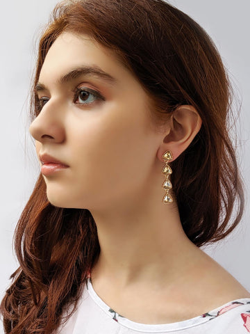 Gold Drop Earring
