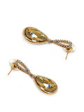 Gold Drop Long Earrings
