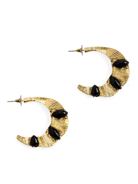 FloralShaped Hoop Earring