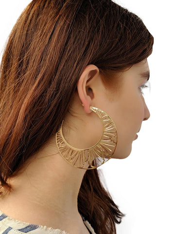 Tribe Gold Hoop