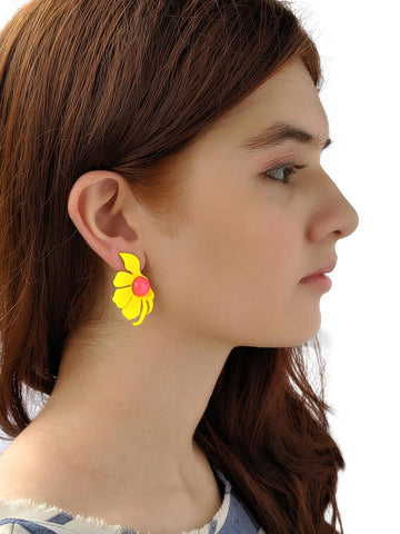 Sunshine Floral Earring