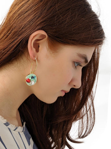 Jeanne Green Earring