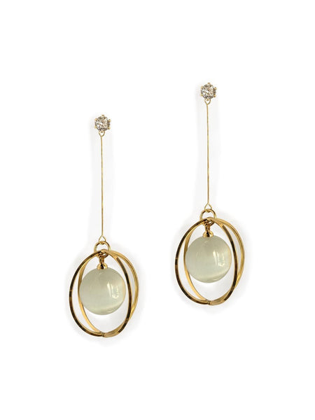 Opalescent Long Earring