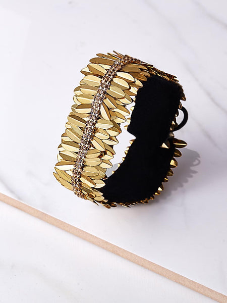 Sparkle+Shine Sequin Cuff Bracelet