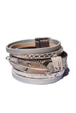 Adorned Grey Bracelet