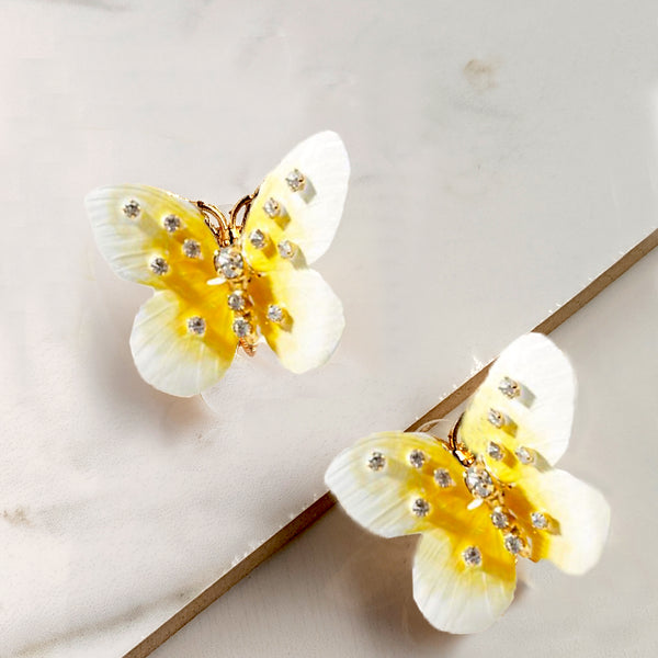 Butterfly Blonde Earrings
